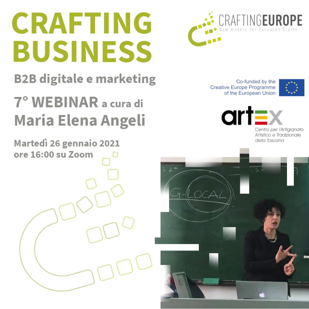 Crafting Business in Italy #7 B2B digitale e marketing - Maria Elena Angeli