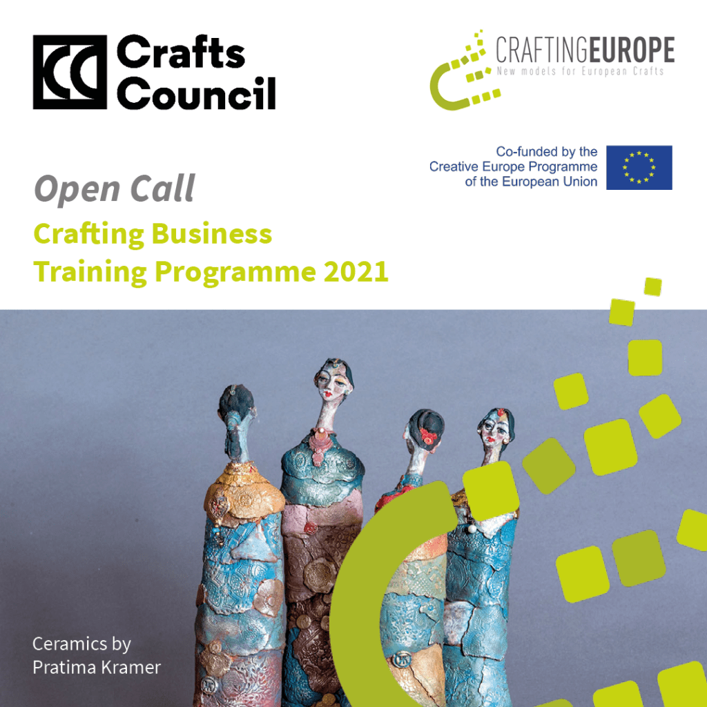 Crafts Council are launching their new programme for makers: Crafting Business.